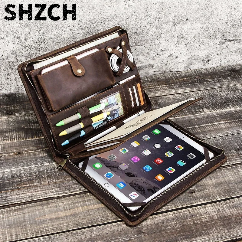 Tablet Tech Accessories - Кожаная сумка-органайзер для планшета Apple iPad