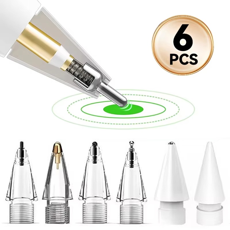 Stylus Replacement Tip - 6 сменных наконечников для карандашей Apple