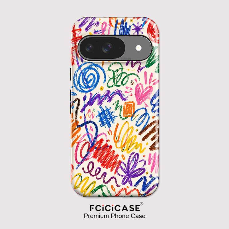 Google Pixel 8A - Чехол для телефона Fcicicase с художественной