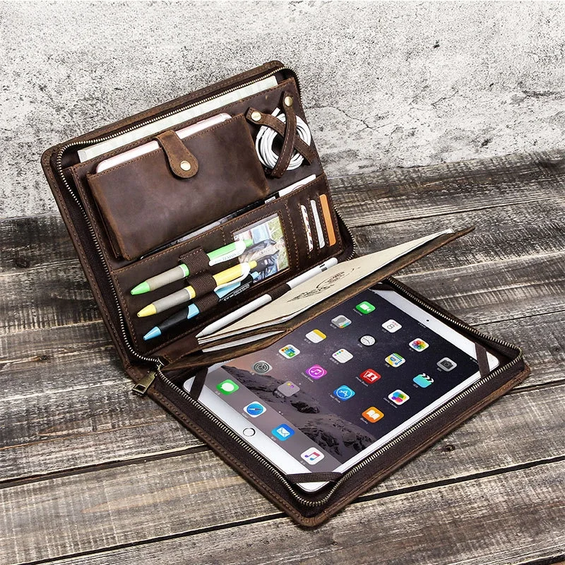 Tablet Tech Accessories - Кожаная сумка для хранения планшета Apple