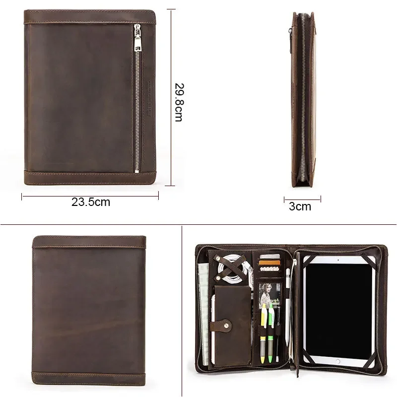 Tablet Tech Accessories - Кожаная сумка-органайзер для планшета и телефона