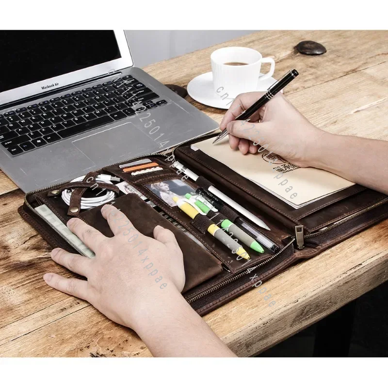 Tablet Tech Accessories - Кожаная сумка-органайзер для планшета iPad с