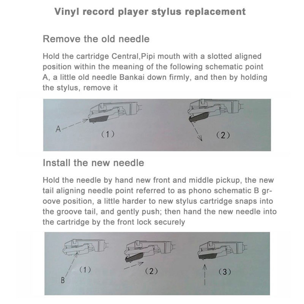2 шт. сменных игл для проигрыв – обзор и цена Stylus Replacement Tip