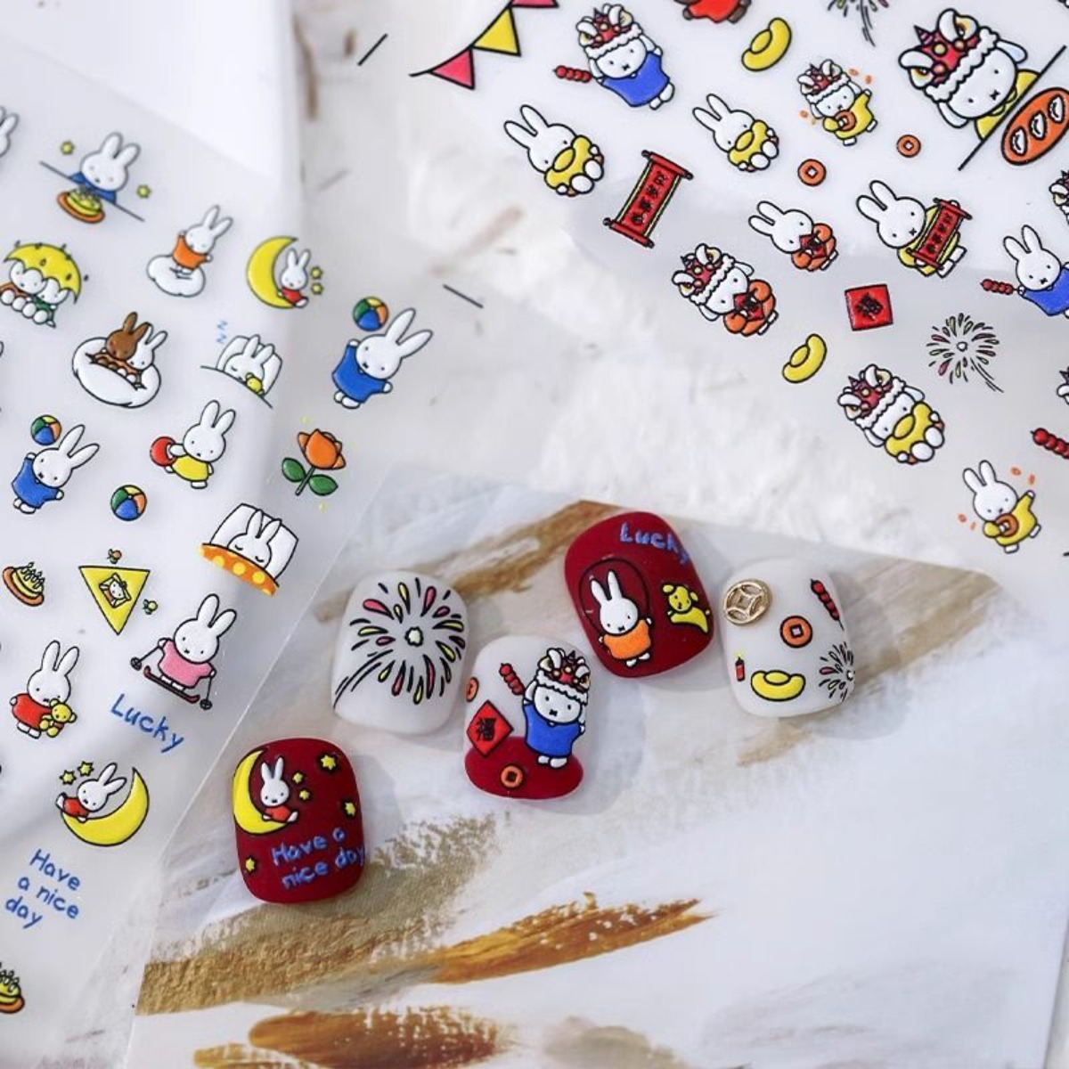 Kawaii Miffy Rabbit наклейки м – обзор и цена Fire Tablet Accessories